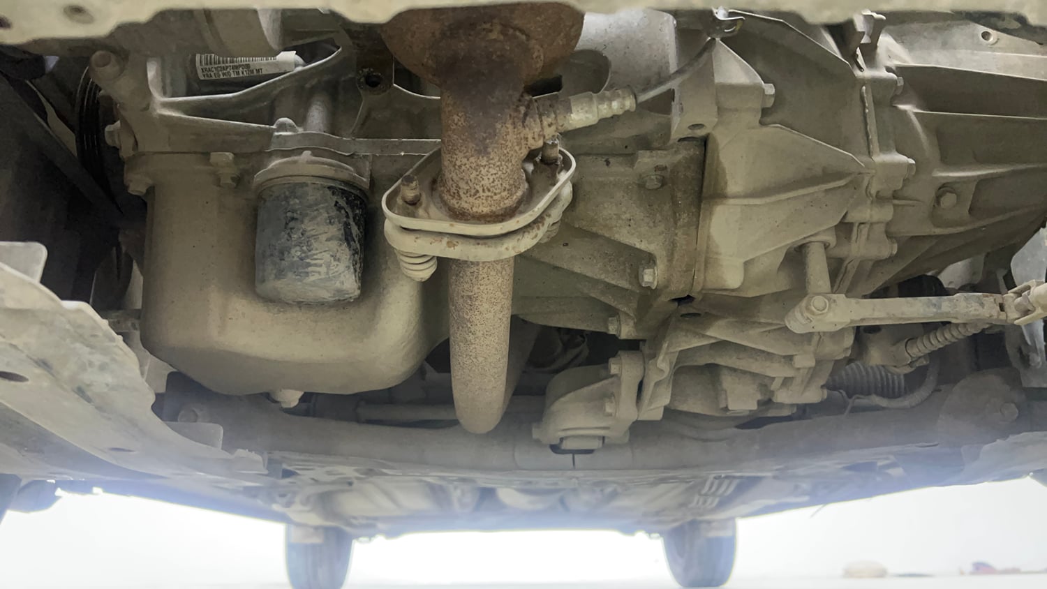Used 2016 Maruti Suzuki Baleno Delta 1.2 Petrol Manual extra FRONT LEFT UNDERBODY VIEW