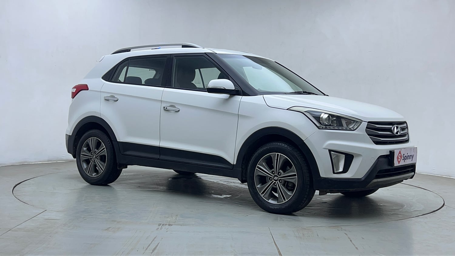 Used 2016 Hyundai Creta 1.6 SX Plus AT Petrol Petrol Automatic exterior RIGHT FRONT CORNER VIEW
