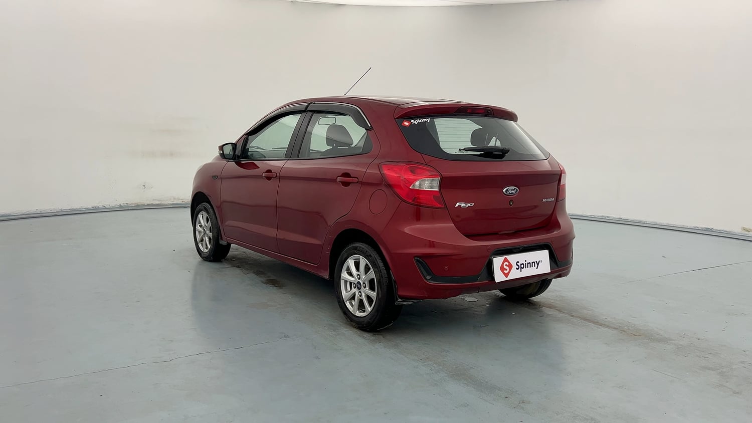 Used 2019 Ford Figo Titanium 1.2 Ti-VCT MT Petrol Manual exterior LEFT REAR CORNER VIEW