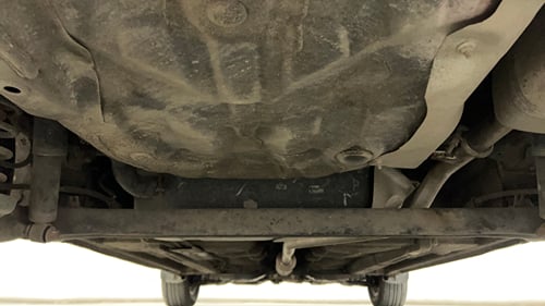 Used 2013 Hyundai i10 Sportz 1.2 AT Kappa2 Petrol Automatic extra REAR UNDERBODY VIEW (TAKEN FROM REAR)