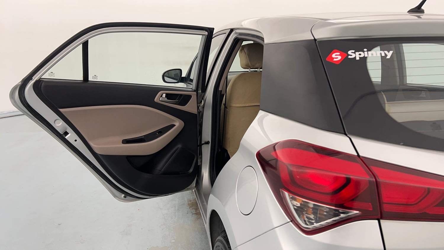 Used 2015 Hyundai Elite i20 Sportz 1.2 Petrol Manual interior LEFT REAR DOOR OPEN VIEW