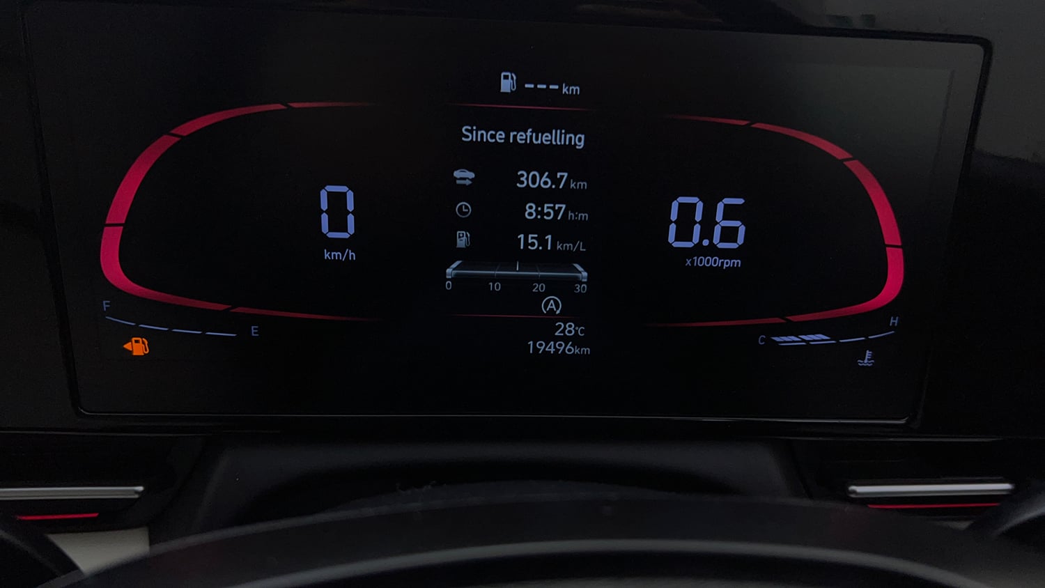 Used 2024 Hyundai Verna SX (O)1.5 Petrol MT Petrol Manual interior CLUSTERMETER VIEW
