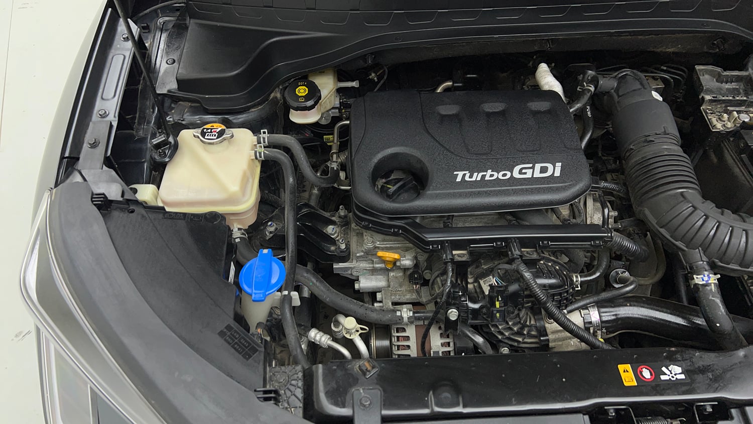 Used 2024 Kia Sonet X Line 1.0 Turbo Petrol DCT Petrol Automatic engine ENGINE RIGHT SIDE VIEW