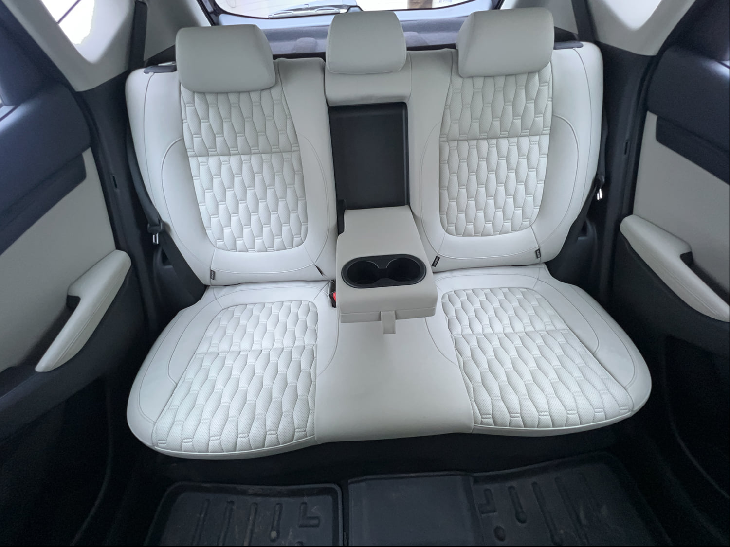 Used 2022 kia Seltos HTX 1.5 IVT Petrol Automatic interior REAR SEAT CONDITION VIEW