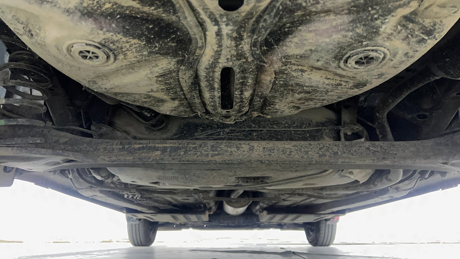 Used 2023 Maruti Suzuki Swift VXi Petrol Manual extra REAR UNDERBODY VIEW (TAKEN FROM REAR)