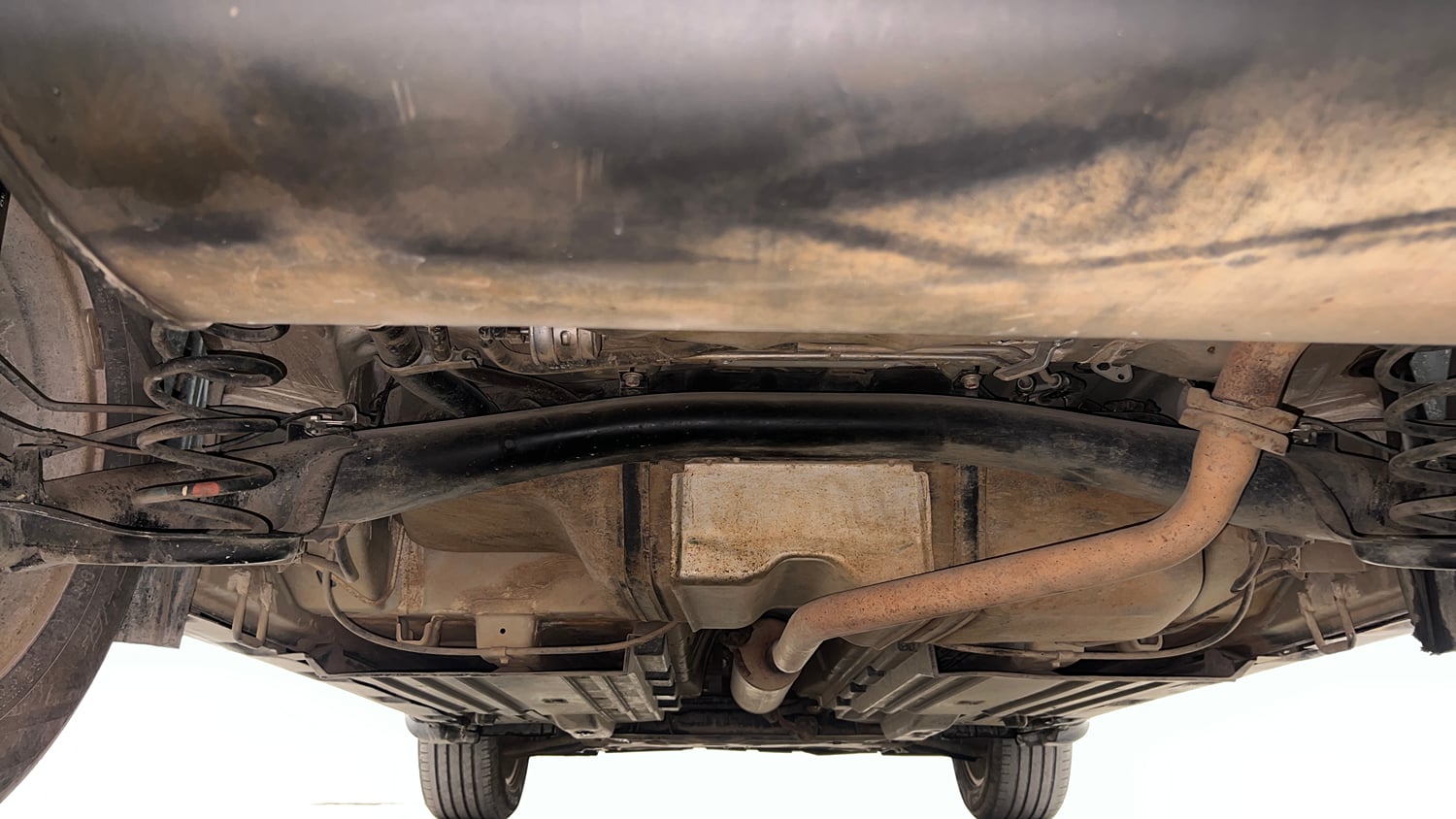 Used 2021 Toyota Urban Cruiser High Grade MT Petrol Manual extra REAR UNDERBODY VIEW (TAKEN FROM REAR)