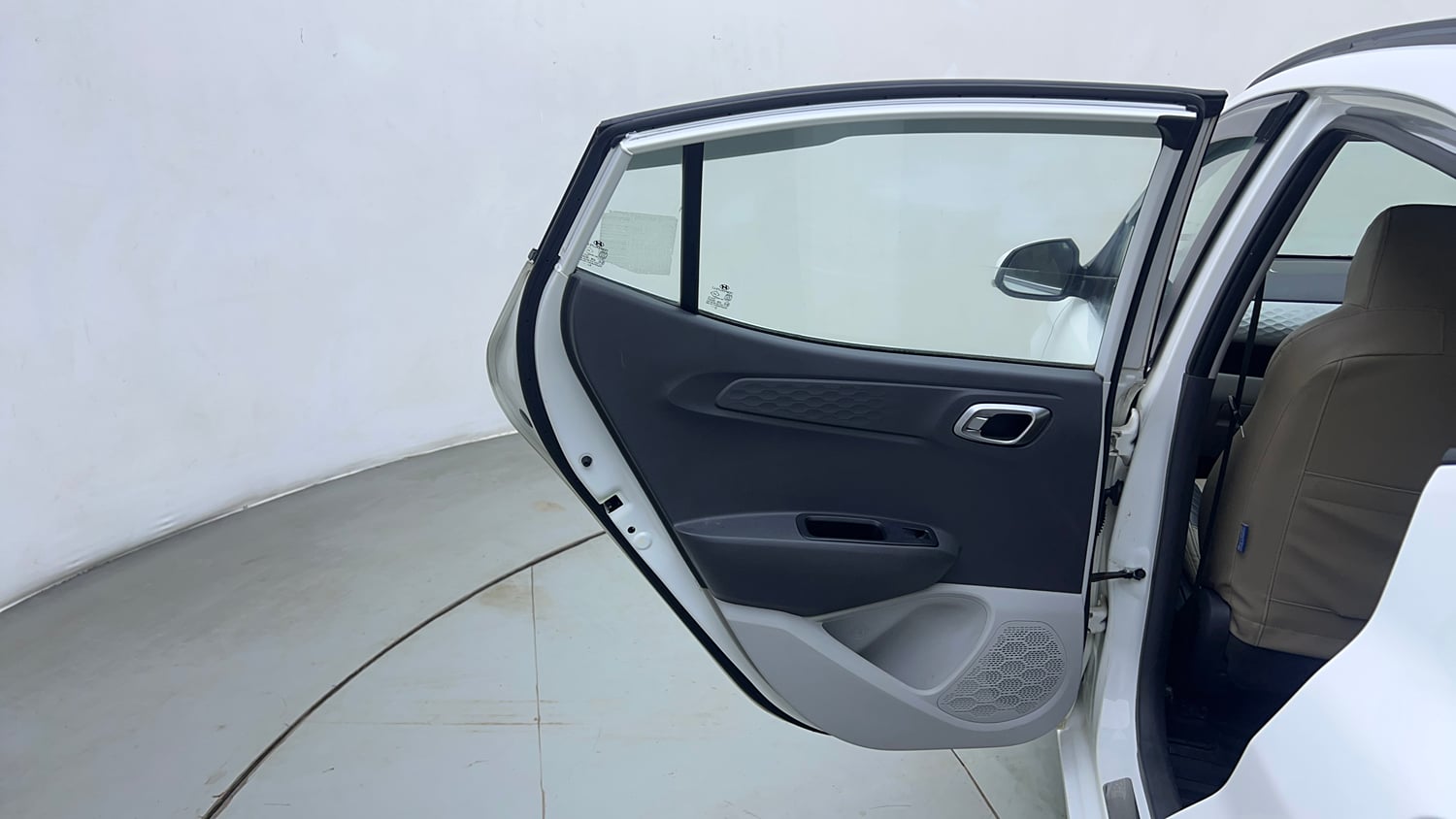 Used 2020 Hyundai Grand i10 Nios Sportz AMT 1.2 Kappa VTVT Petrol Automatic interior LEFT REAR DOOR OPEN VIEW
