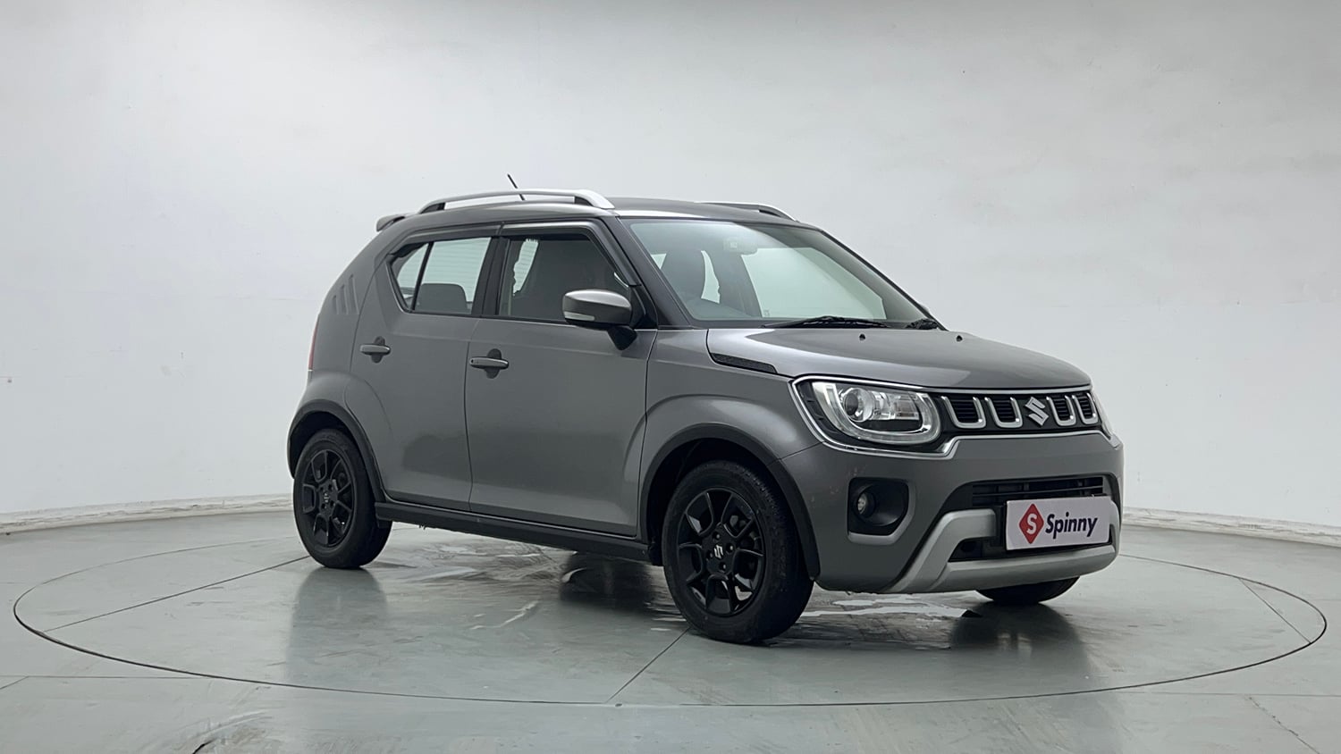 Used 2023 Maruti Suzuki Ignis Alpha 1.2 AMT Petrol Automatic exterior RIGHT FRONT CORNER VIEW