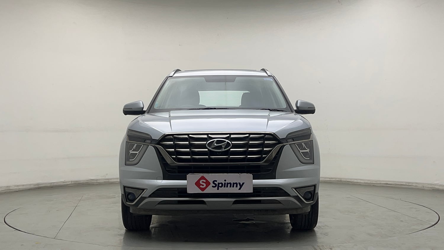 Used 2023 Hyundai Alcazar Platinum 7 STR 1.5 Turbo Petrol Petrol Manual exterior FRONT VIEW