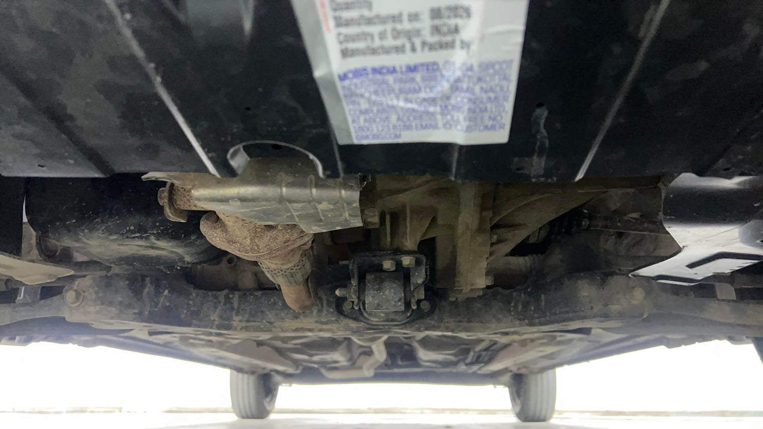 Used 2022 Hyundai Santro Sportz Petrol Manual extra FRONT LEFT UNDERBODY VIEW