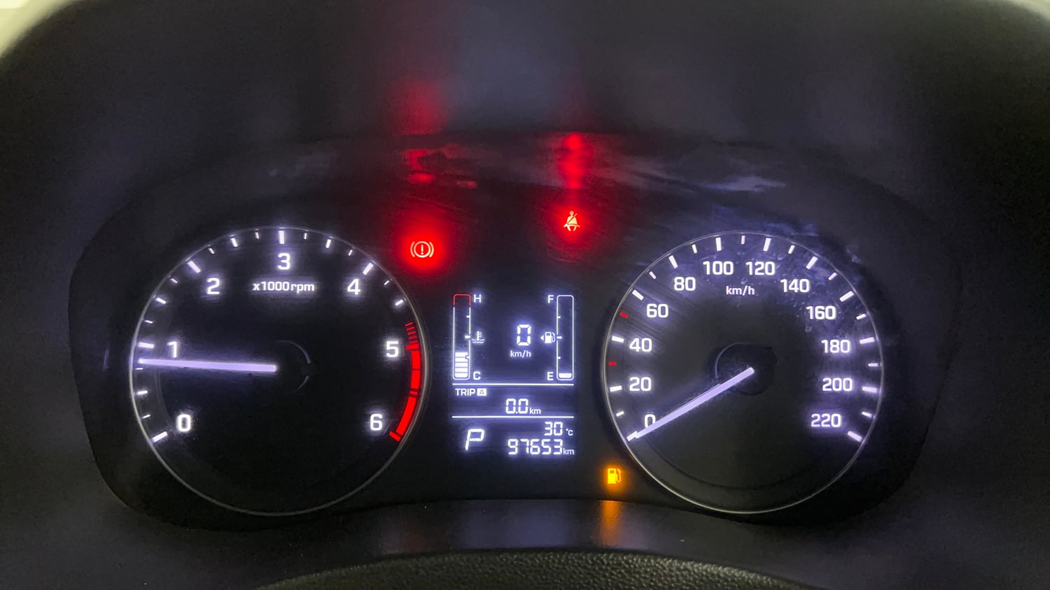 Used 2015 Hyundai Creta 1.6 SX Plus AT Diesel Automatic interior CLUSTERMETER VIEW