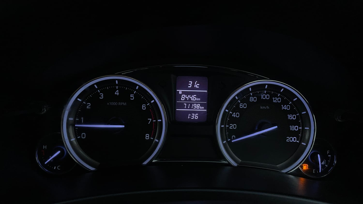 Used 2015 Maruti Suzuki Ciaz ZXI+ Petrol Manual interior CLUSTERMETER VIEW