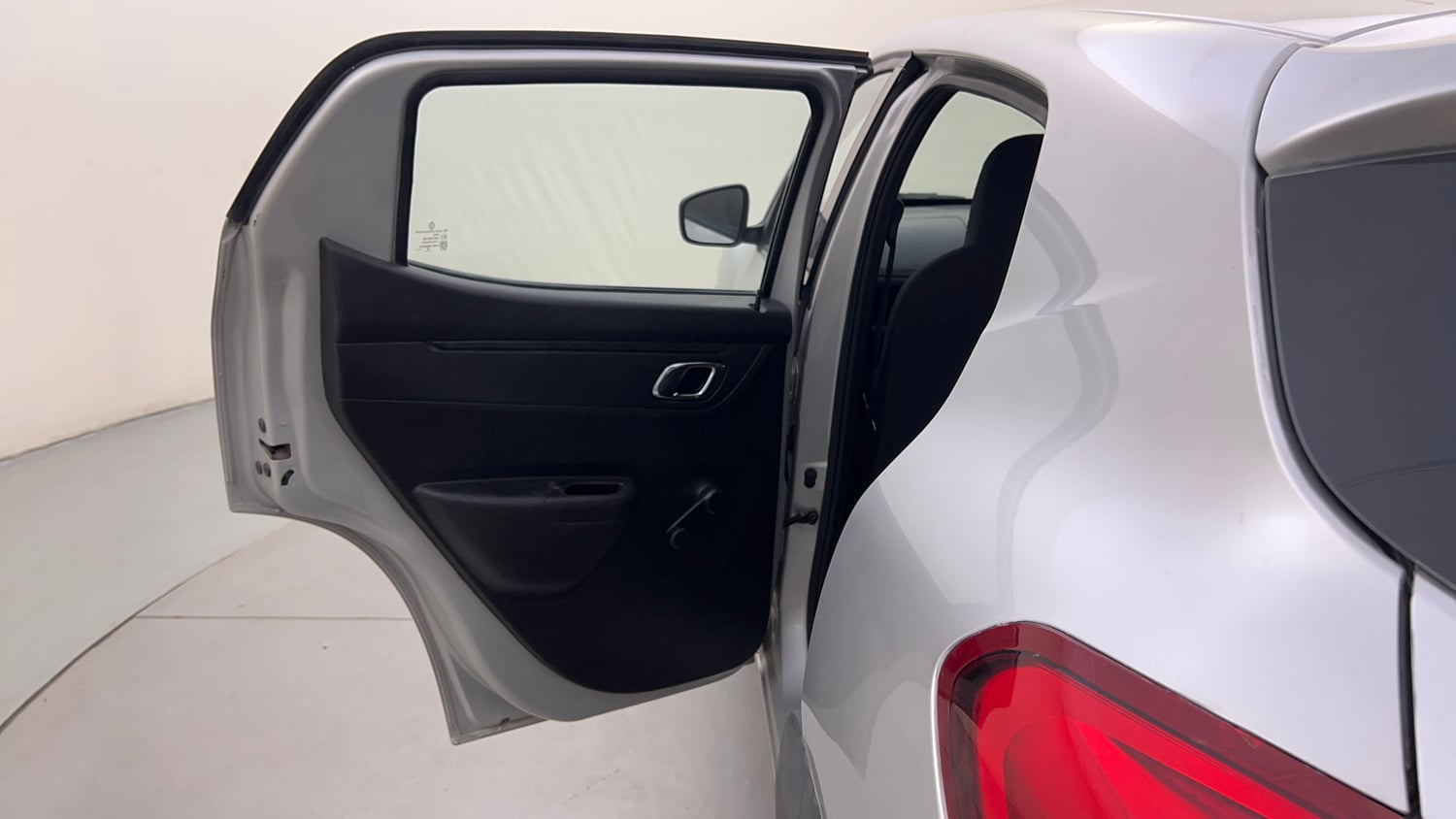 Used 2018 Renault Kwid 1.0 RXT AMT Petrol Automatic interior LEFT REAR DOOR OPEN VIEW