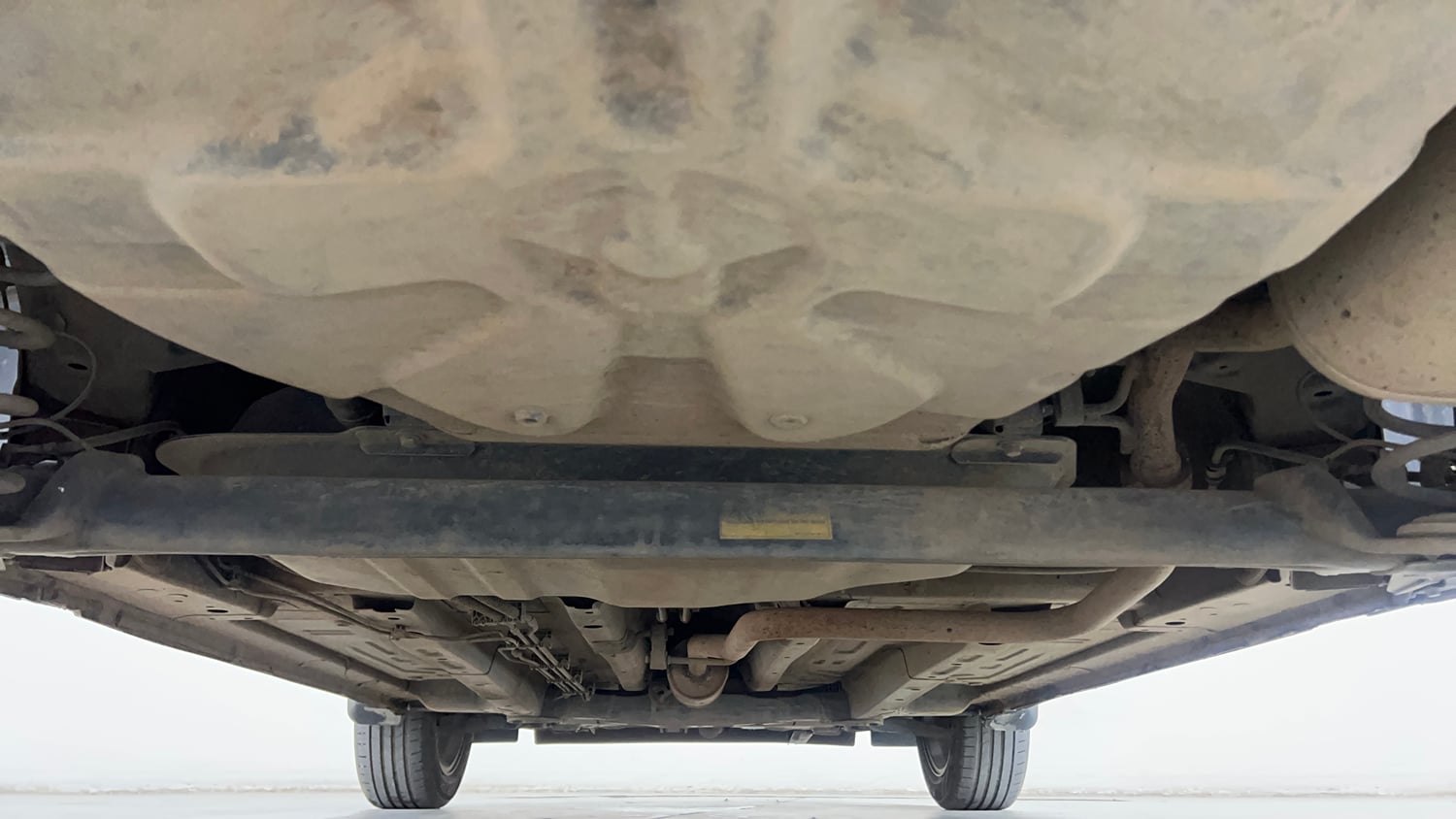 Used 2023 Tata Punch Creative Dual Tone Petrol Manual extra REAR UNDERBODY VIEW (TAKEN FROM REAR)
