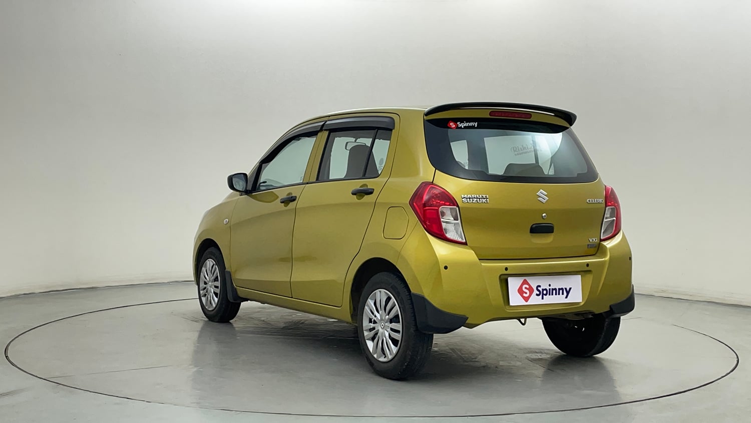 Used 2014 Maruti Suzuki Celerio VXi AMT Petrol Automatic exterior LEFT REAR CORNER VIEW