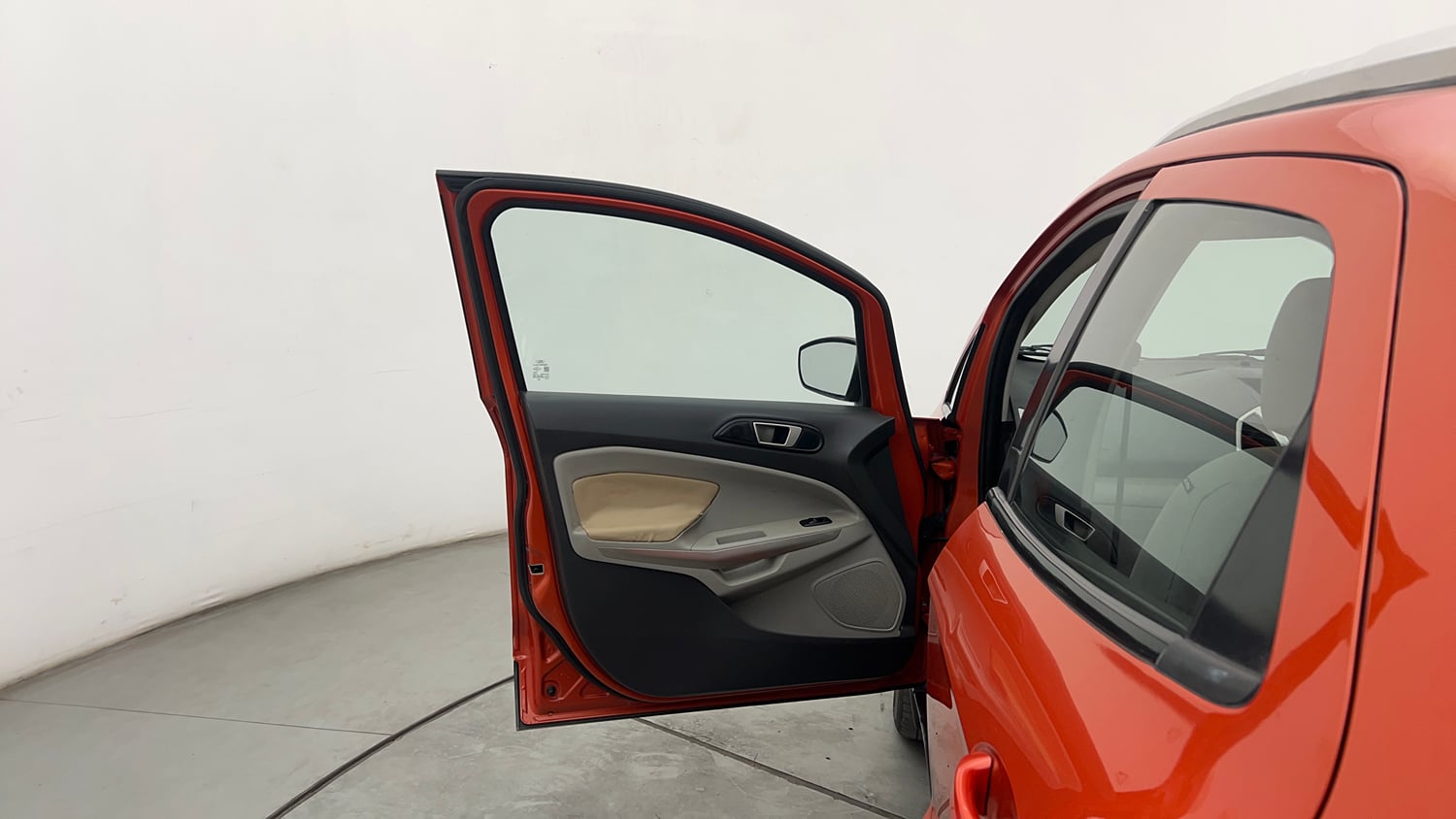 Used 2016 Ford EcoSport Titanium 1.5L Ti-VCT AT Petrol Automatic interior LEFT FRONT DOOR OPEN VIEW