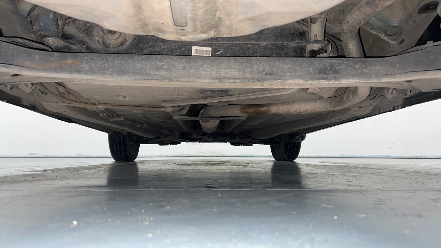 Used 2017 Maruti Suzuki Baleno Delta 1.3 Diesel Manual extra REAR UNDERBODY VIEW (TAKEN FROM REAR)