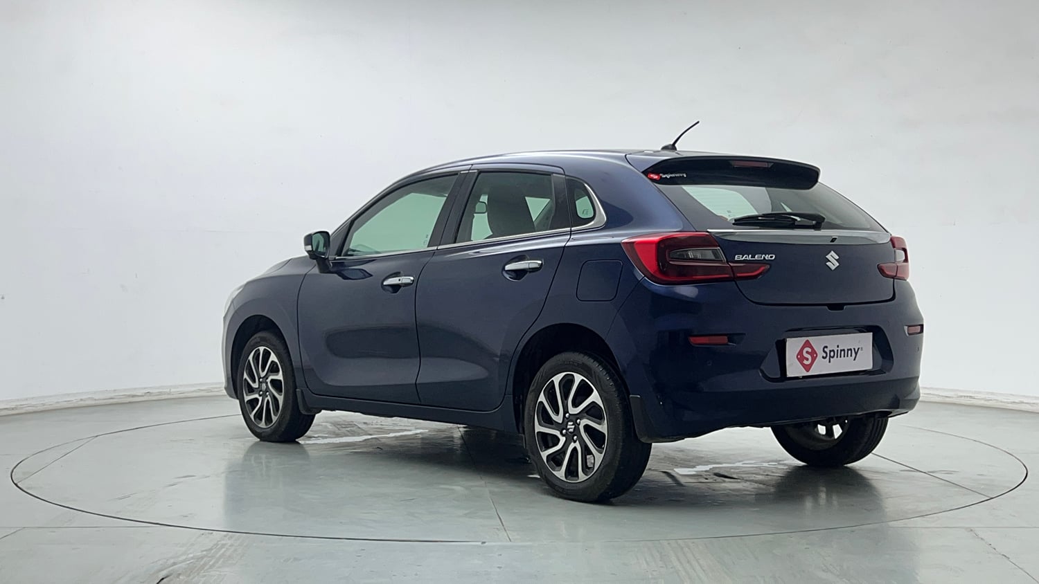 Used 2025 Maruti Suzuki Baleno Alpha MT Petrol Manual exterior LEFT REAR CORNER VIEW