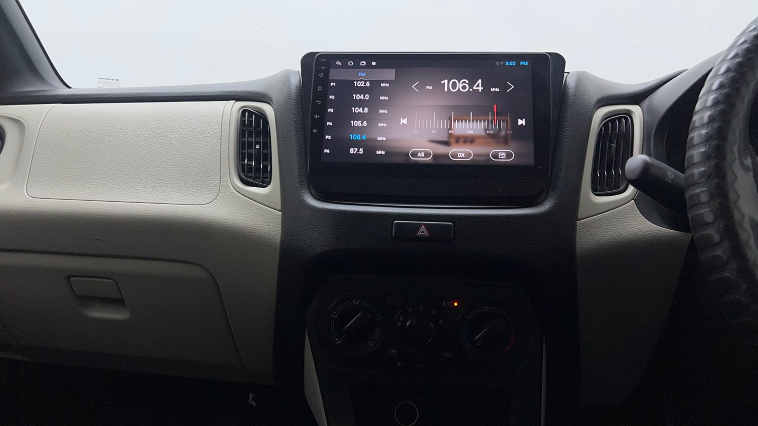 Used 2021 Maruti Suzuki Wagon R 1.0 LXI CNG (Outside Fitted) Cng Manual interior MUSIC SYSTEM & AC CONTROL VIEW