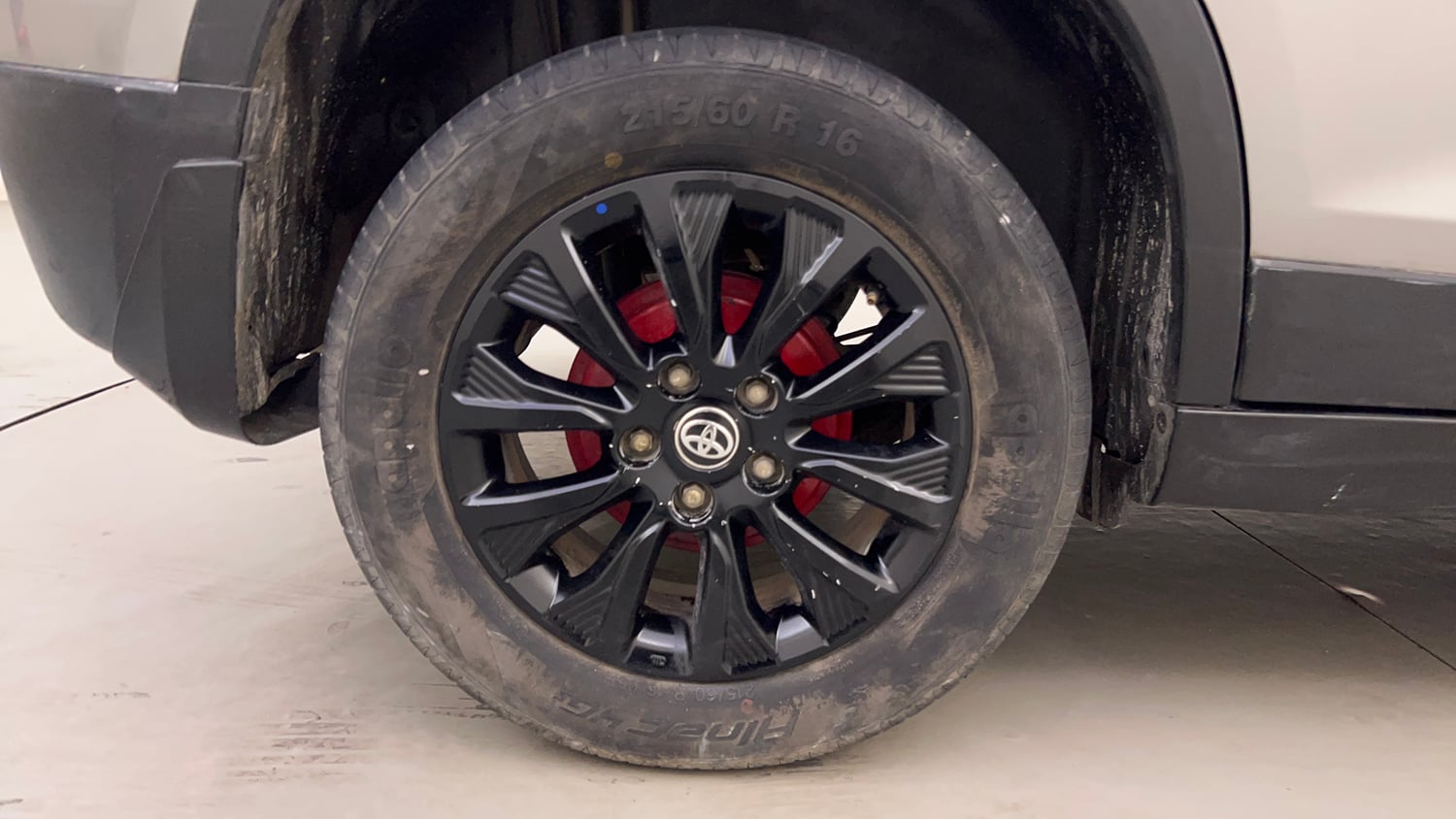 Used 2021 Toyota Urban Cruiser High Grade MT Petrol Manual tyres RIGHT REAR TYRE RIM VIEW