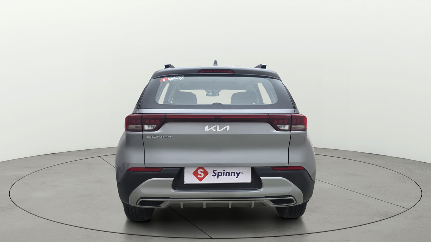 Used 2022 Kia Sonet HTX 1.5 Diesel Manual exterior BACK VIEW