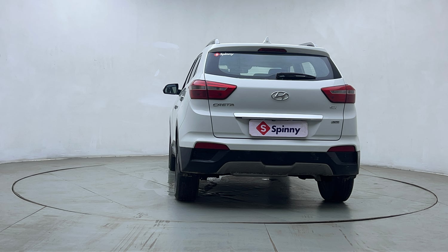 Used 2016 Hyundai Creta 1.6 SX Plus AT Petrol Petrol Automatic exterior LEFT REAR CORNER VIEW