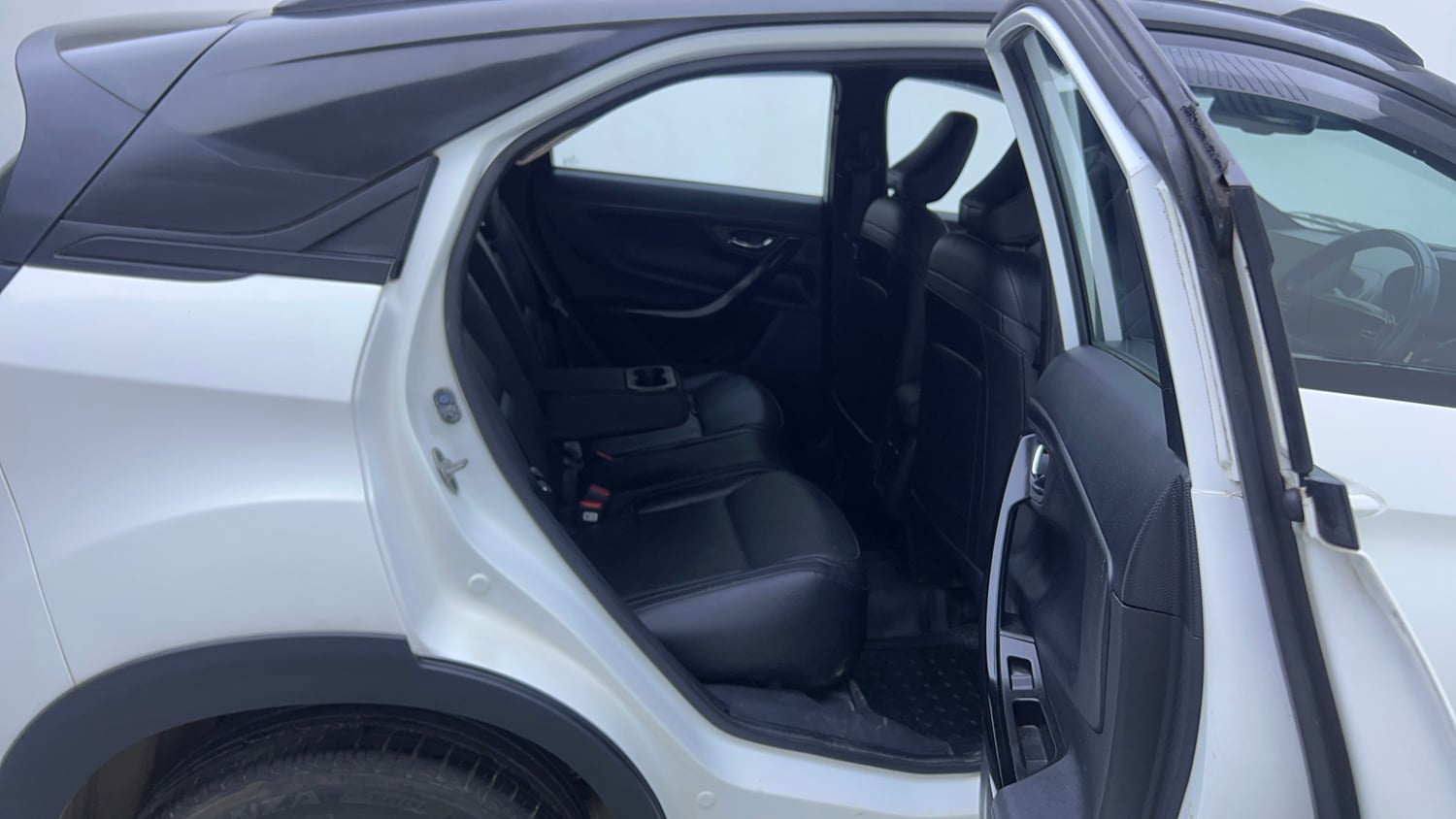 Used 2023 Tata Nexon Fearless Plus S 1.2 Revotron Petrol 7DCA DT Petrol Automatic interior RIGHT SIDE REAR DOOR CABIN VIEW