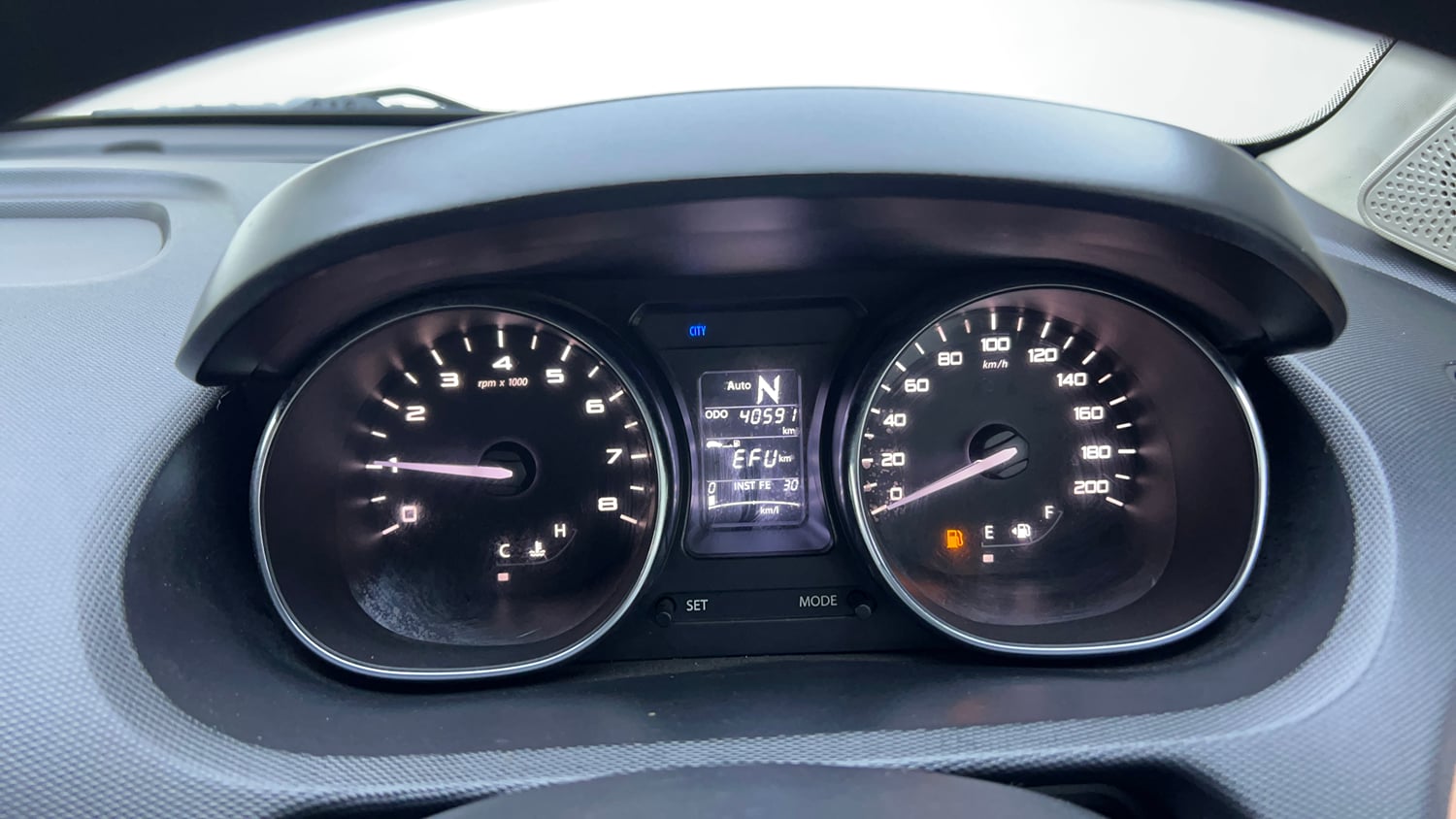 Used 2018 Tata Tigor Revotron XZA Petrol Automatic interior CLUSTERMETER VIEW
