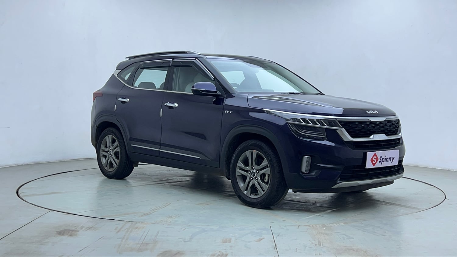 Used 2022 kia Seltos HTX 1.5 IVT Petrol Automatic exterior RIGHT FRONT CORNER VIEW