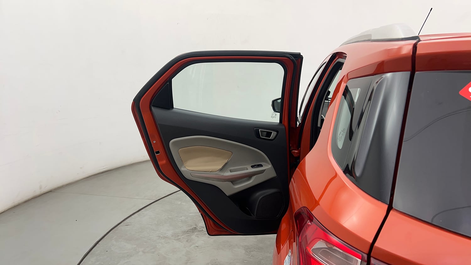 Used 2016 Ford EcoSport Titanium 1.5L Ti-VCT AT Petrol Automatic interior LEFT REAR DOOR OPEN VIEW