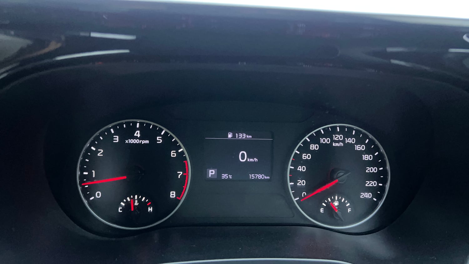 Used 2022 kia Seltos HTX 1.5 IVT Petrol Automatic interior CLUSTERMETER VIEW