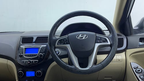Used 2013 Hyundai Verna Fluidic 1.6 VTVT SX Petrol Manual interior STEERING VIEW