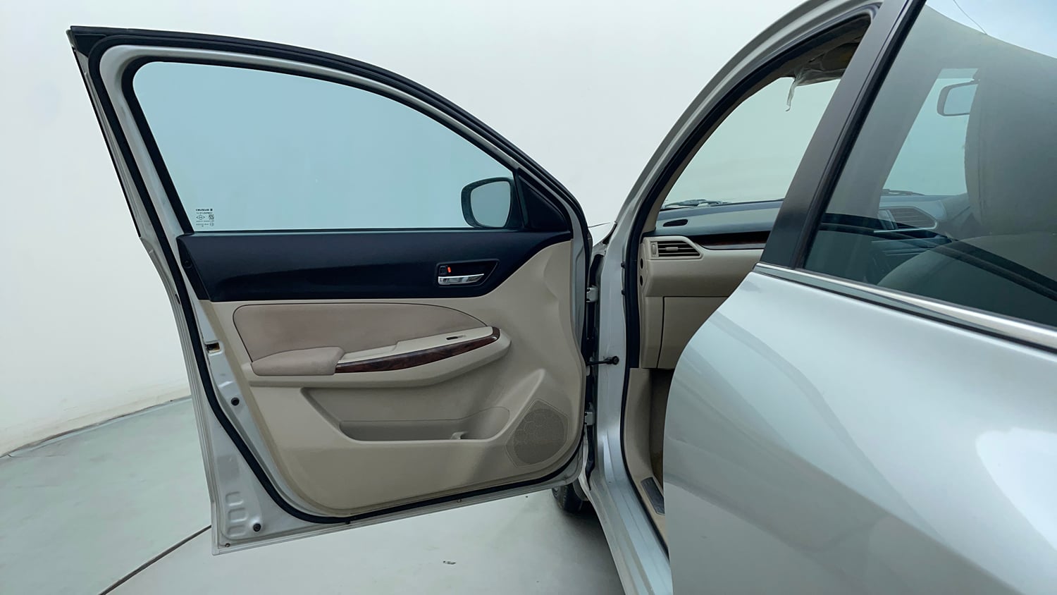 Used 2018 Maruti Suzuki Dzire ZXi Petrol Manual interior LEFT FRONT DOOR OPEN VIEW