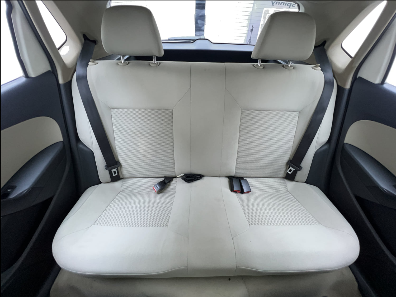 Used 2013 Volkswagen Polo Comfortline 1.2L (P) Petrol Manual interior REAR SEAT CONDITION VIEW