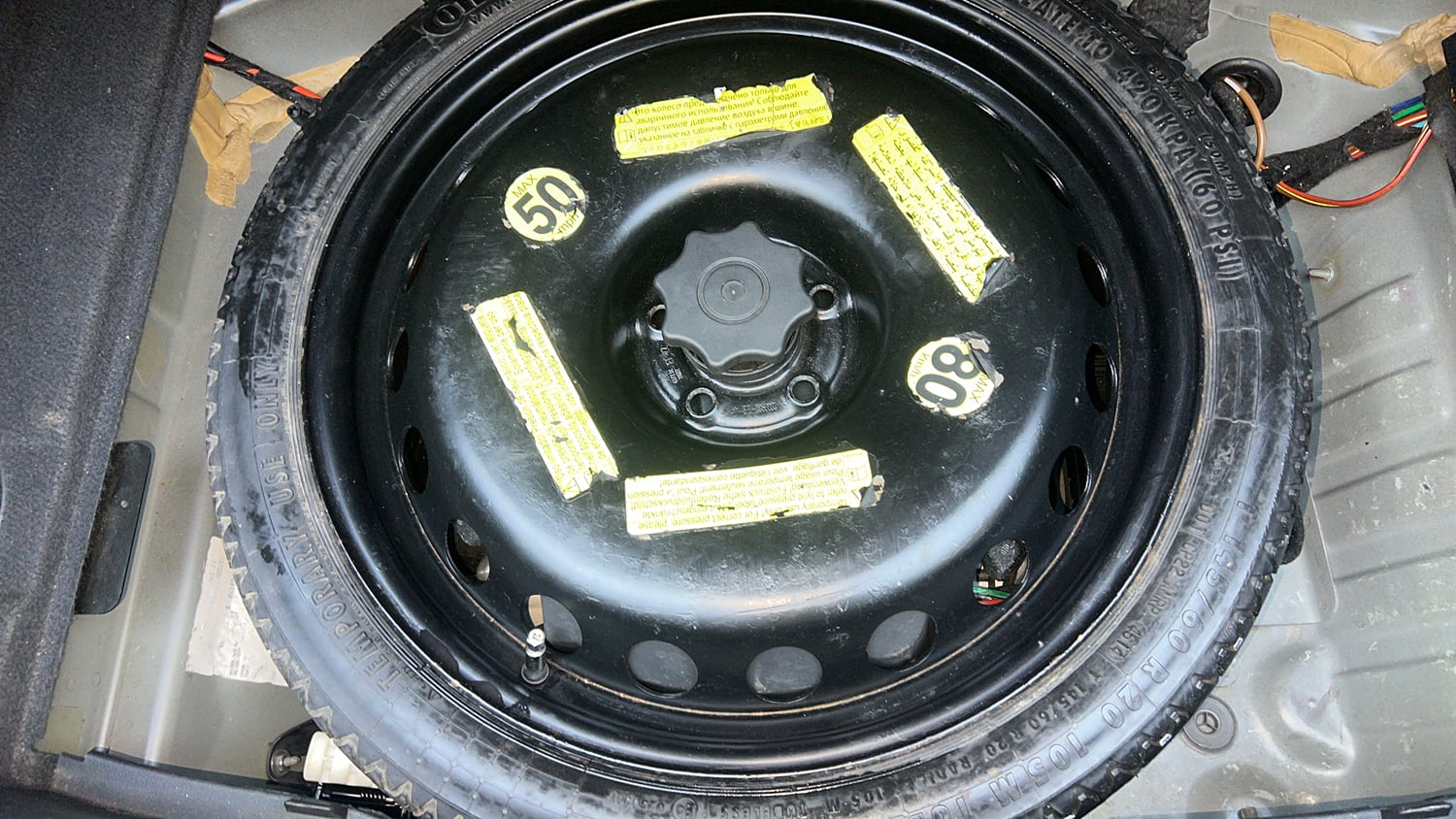 Used 2017 Audi A6 35 TFSI Petrol Automatic tyres SPARE TYRE VIEW