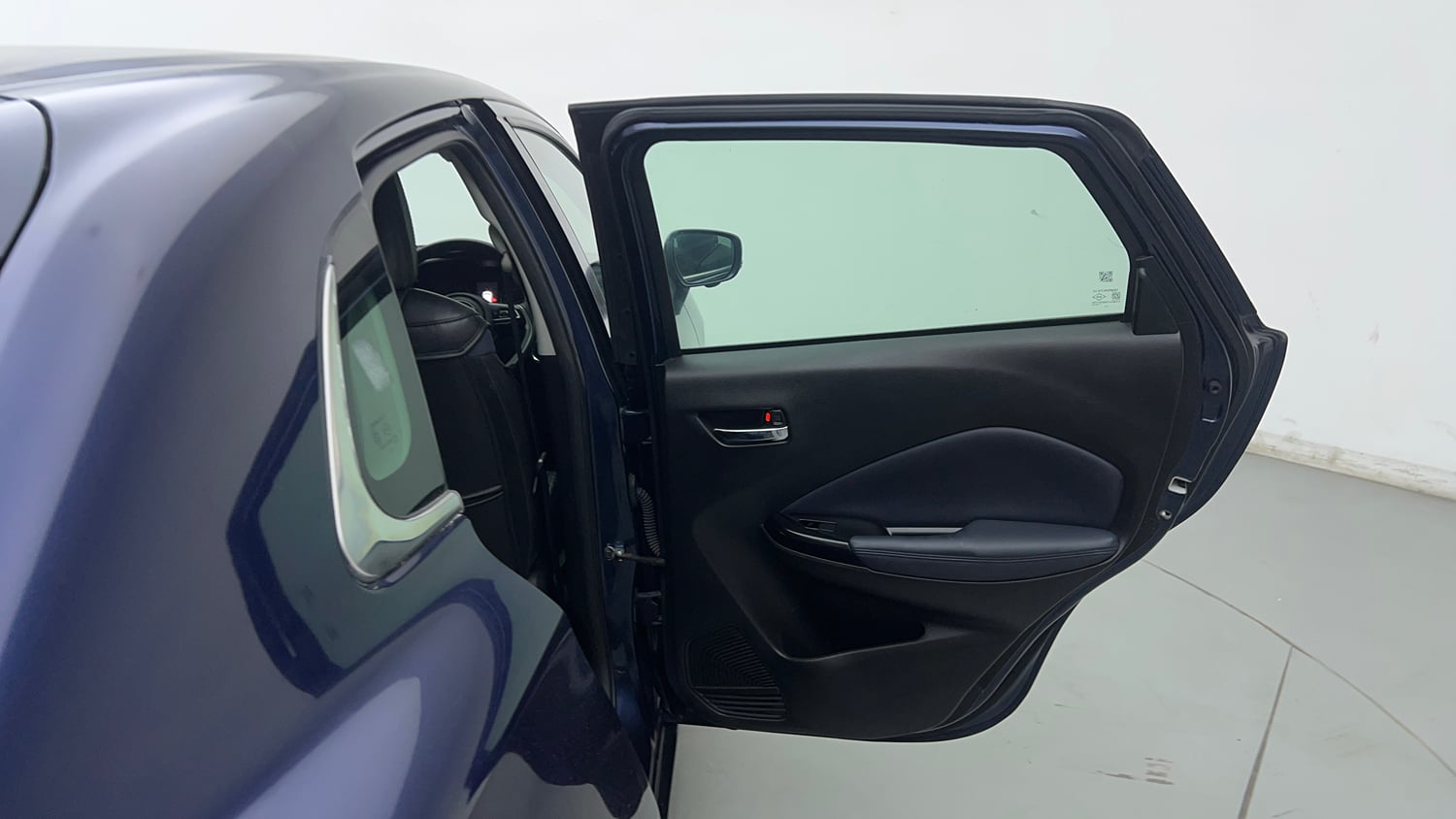 Used 2025 Maruti Suzuki Baleno Alpha MT Petrol Manual interior RIGHT REAR DOOR OPEN VIEW