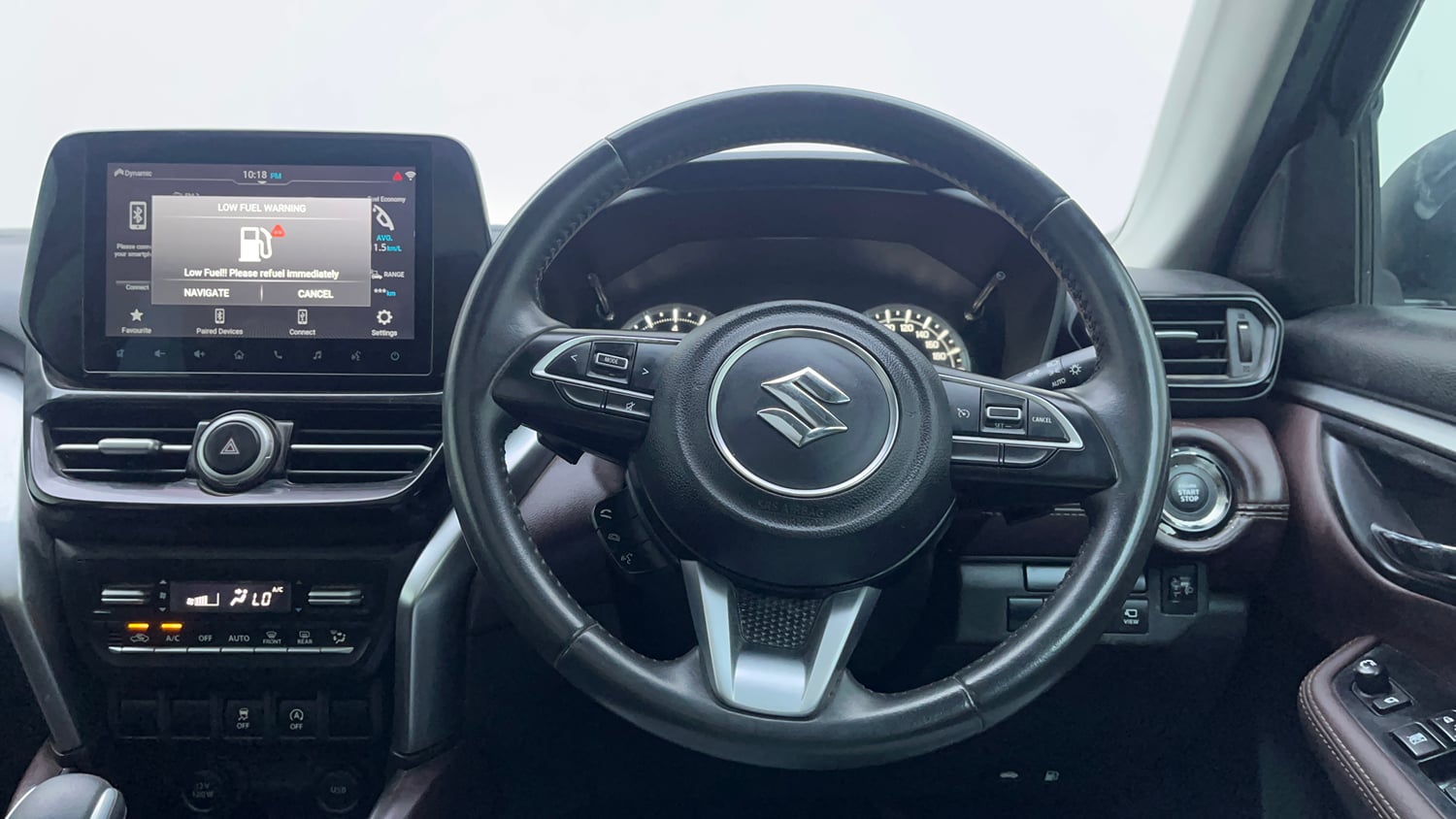 Used 2023 Maruti Suzuki Grand Vitara Alpha Smart Hybrid AT Petrol Automatic interior STEERING VIEW