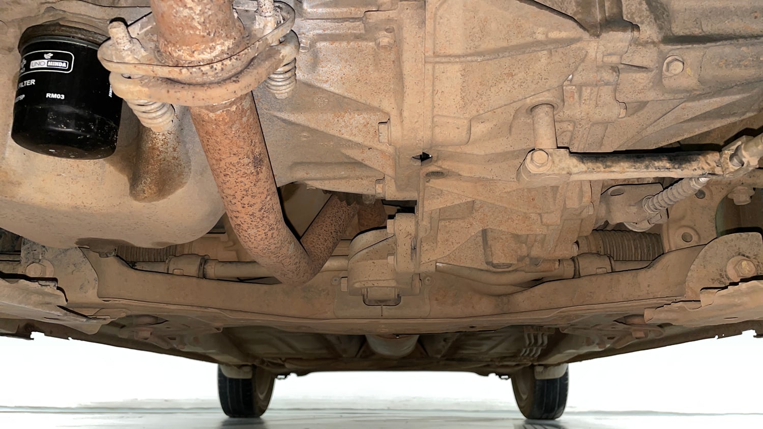Used 2018 Maruti Suzuki Dzire ZXi Petrol Manual extra FRONT LEFT UNDERBODY VIEW