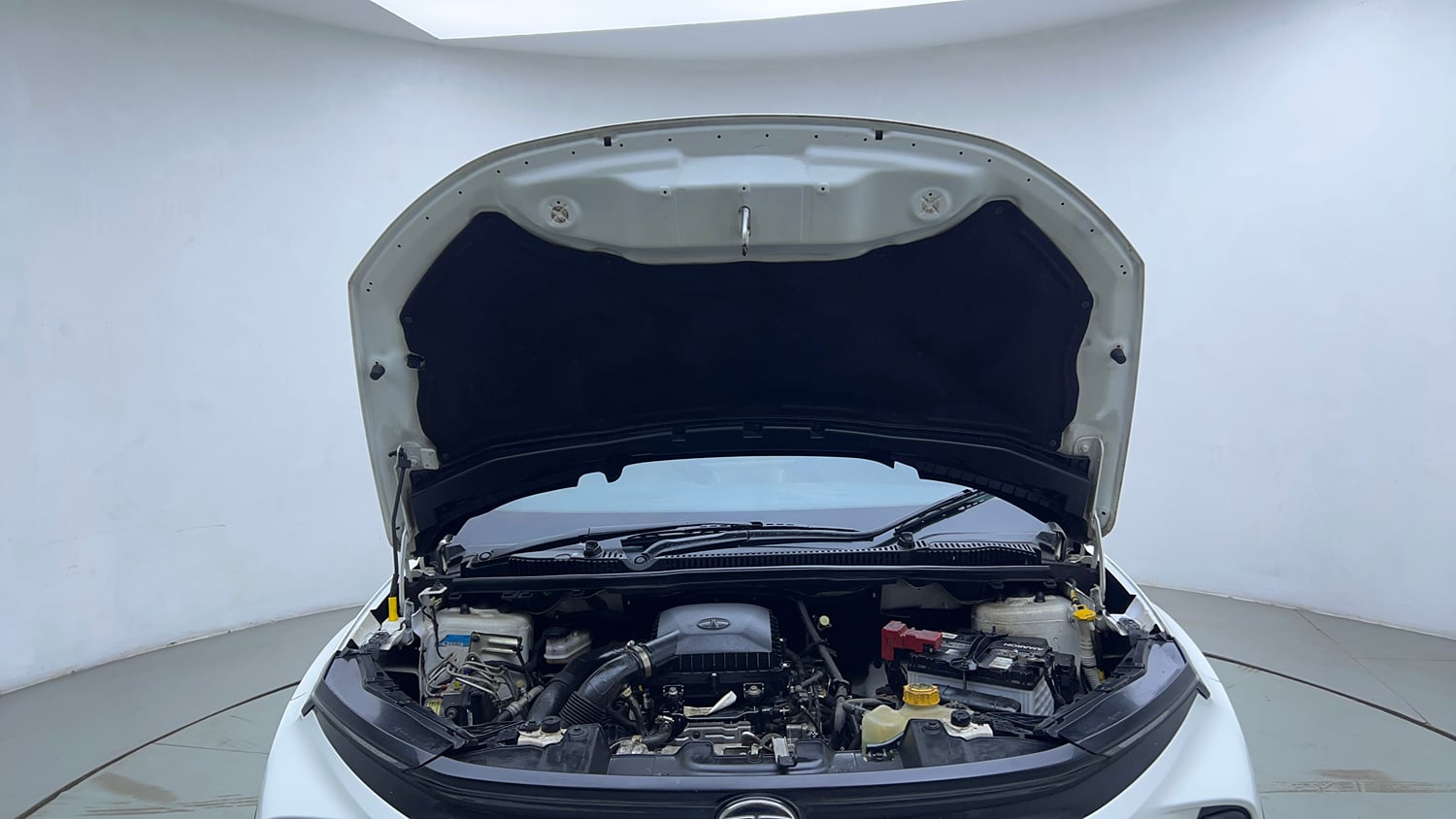 Used 2023 Tata Nexon Fearless Plus S 1.2 Revotron Petrol 7DCA DT Petrol Automatic engine ENGINE & BONNET OPEN FRONT VIEW