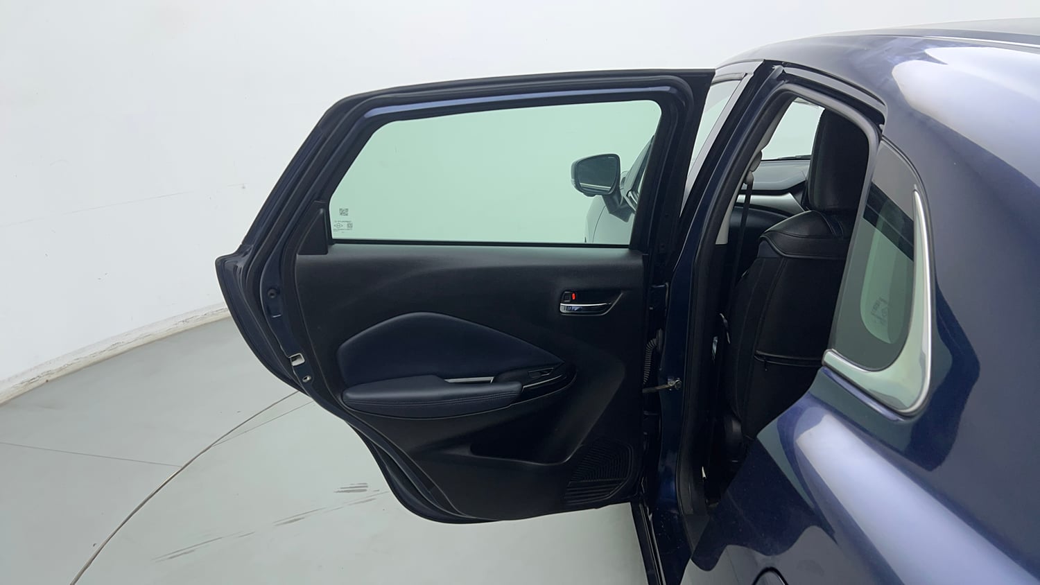 Used 2025 Maruti Suzuki Baleno Alpha MT Petrol Manual interior LEFT REAR DOOR OPEN VIEW