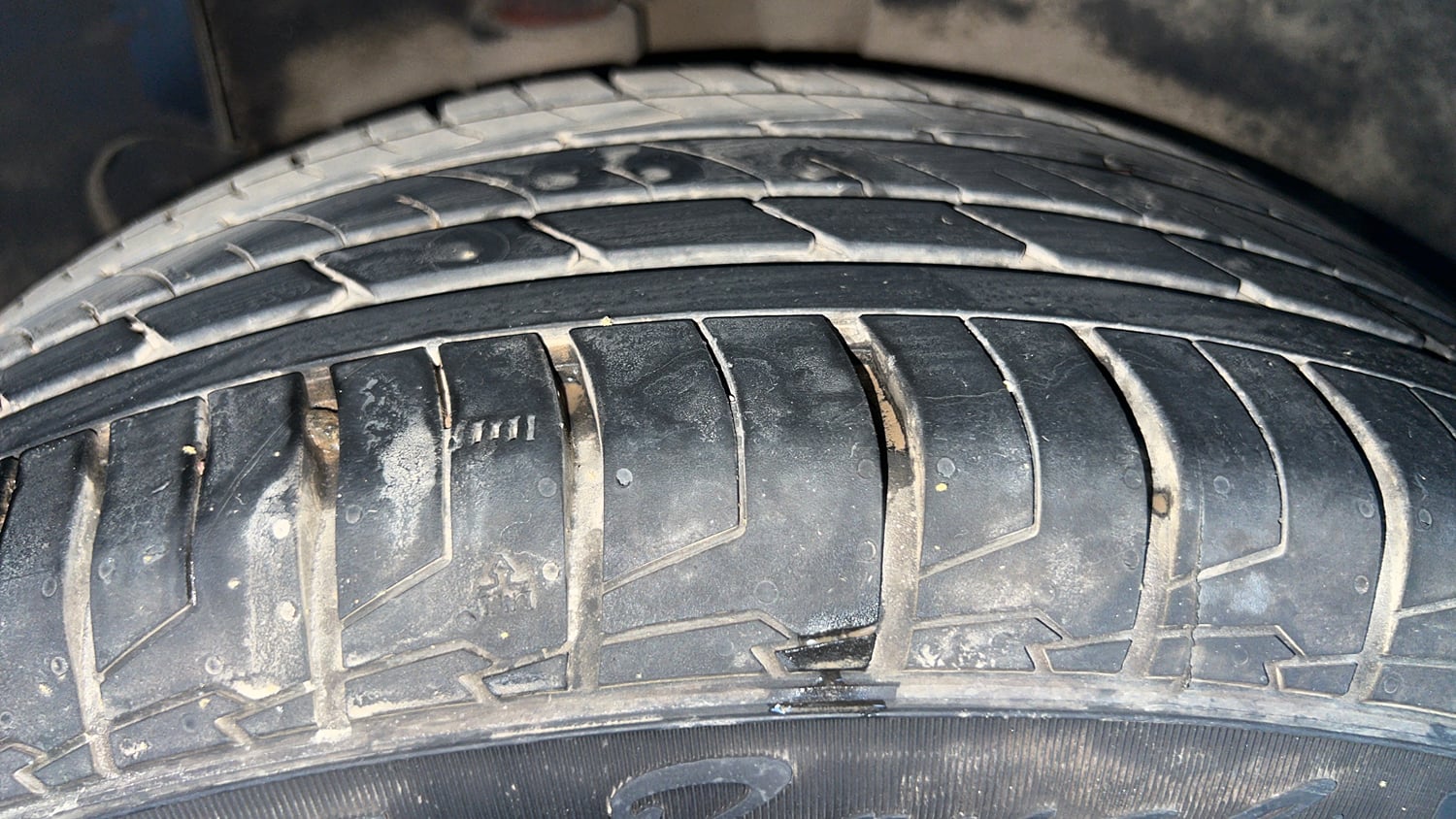 Used 2022 kia Seltos HTX 1.5 IVT Petrol Automatic tyres RIGHT REAR TYRE TREAD VIEW