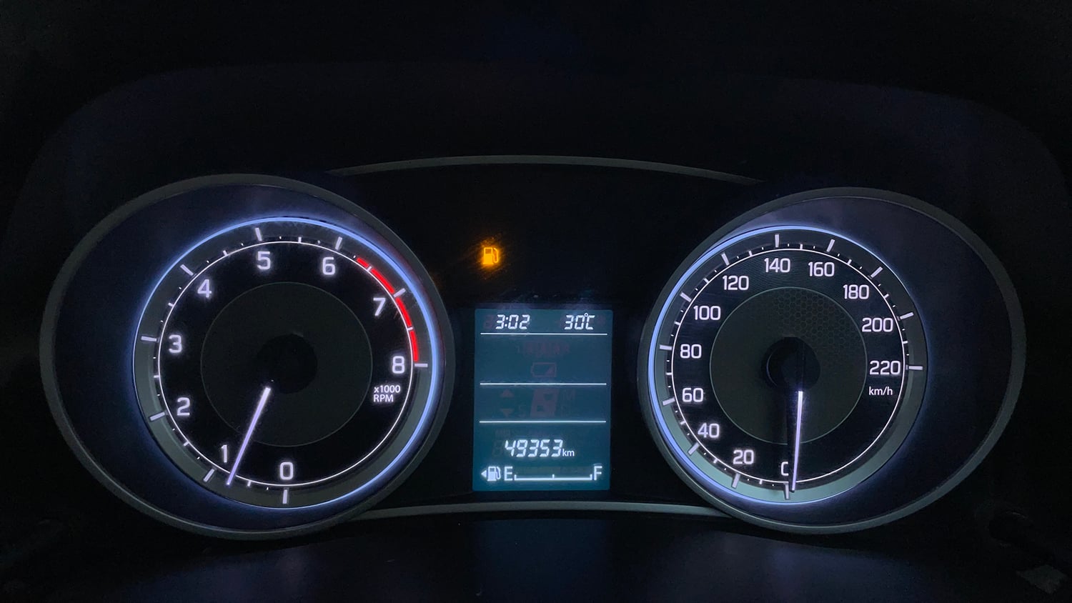 Used 2018 Maruti Suzuki Dzire ZXi Petrol Manual interior CLUSTERMETER VIEW