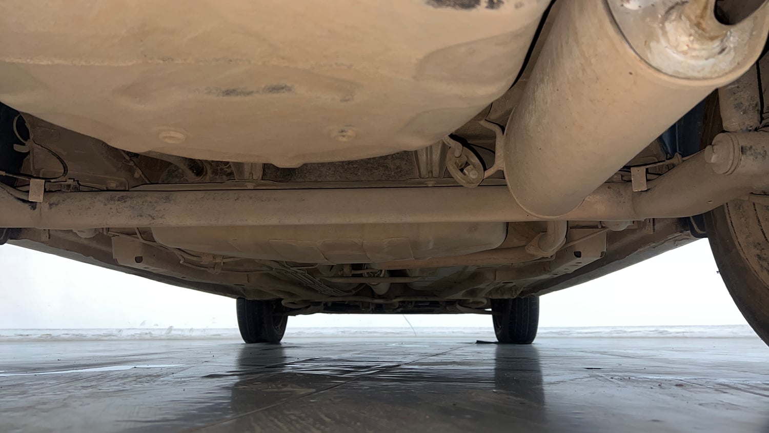 Used 2022 Tata Tigor XZ Plus CNG Cng Manual extra REAR UNDERBODY VIEW (TAKEN FROM REAR)