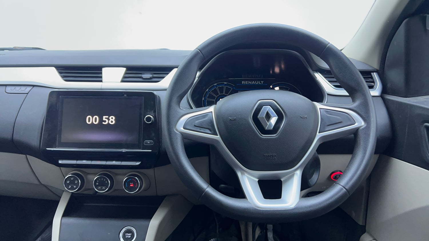 Used 2021 Renault Triber RXZ CNG (outside fitted) Cng Manual interior STEERING VIEW