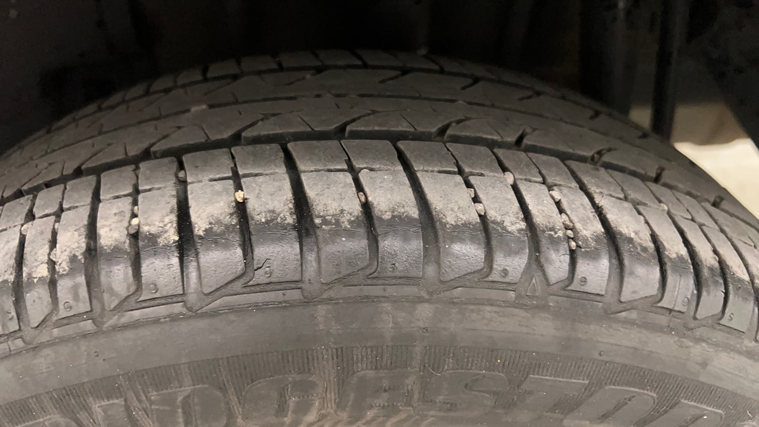 Used 2022 Tata Tigor XZ Plus Petrol Manual tyres LEFT REAR TYRE TREAD VIEW
