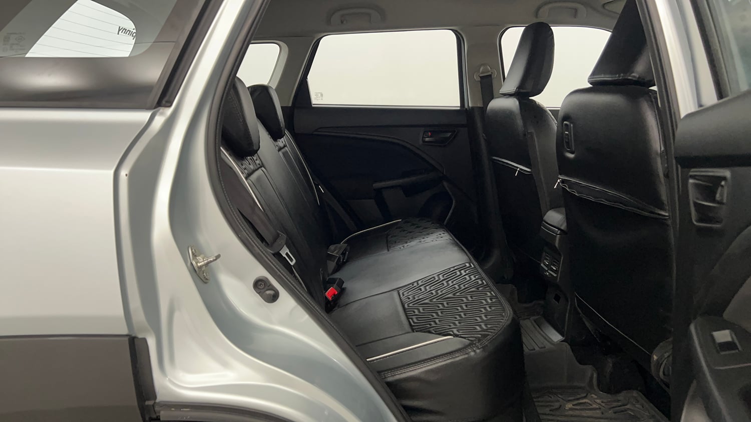 Used 2023 Maruti Suzuki Brezza VXi Petrol Manual interior RIGHT SIDE REAR DOOR CABIN VIEW