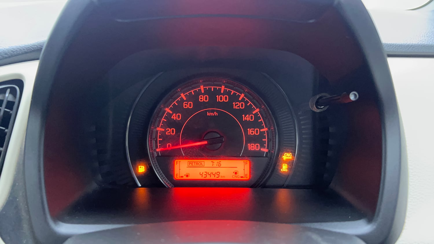 Used 2022 Maruti Suzuki Wagon R VXI 1.0 CNG Cng Manual interior CLUSTERMETER VIEW