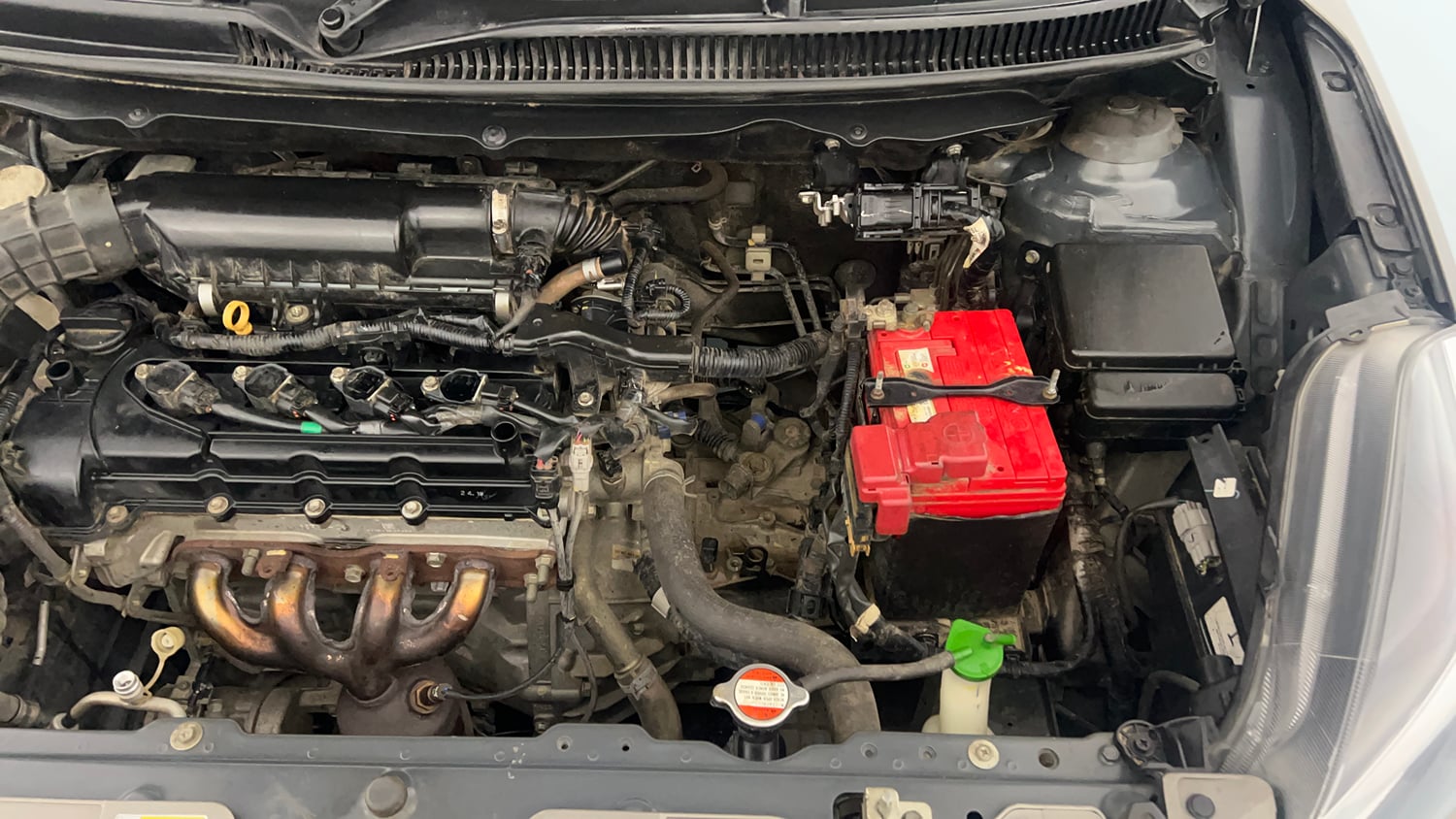 Used 2019 Maruti Suzuki Baleno Delta Petrol Manual engine ENGINE LEFT SIDE VIEW