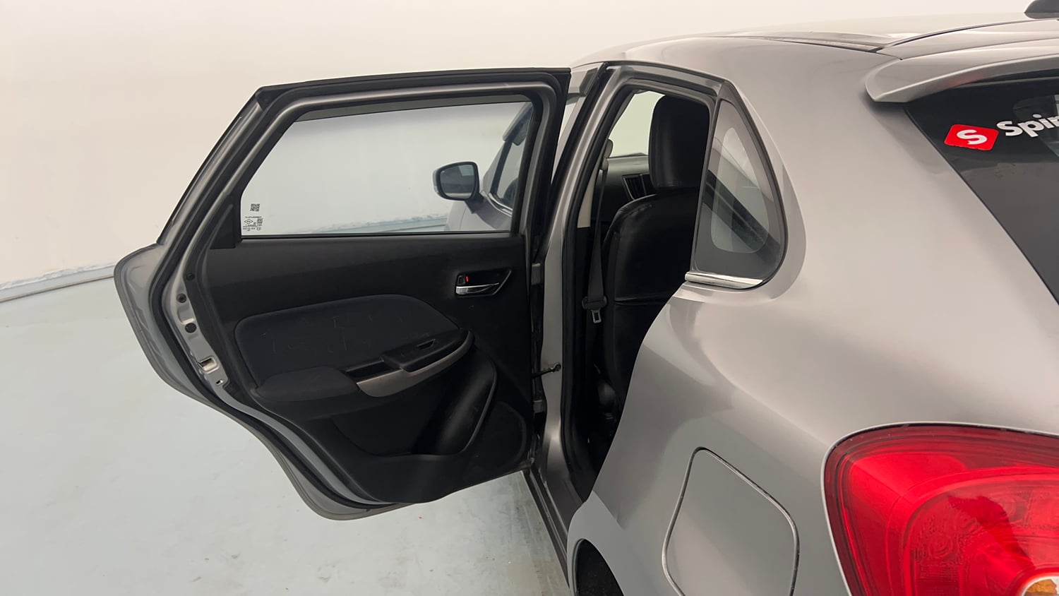 Used 2022 Maruti Suzuki Baleno Delta Petrol Manual interior LEFT REAR DOOR OPEN VIEW