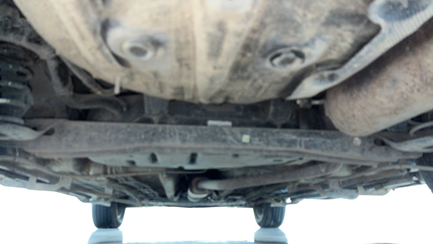 Used 2024 Kia Sonet X Line 1.0 Turbo Petrol DCT Petrol Automatic extra REAR UNDERBODY VIEW (TAKEN FROM REAR)